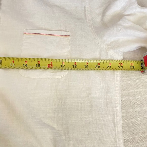 Marine Layer Off-White Casual Button Down Shirt - Picture 10 of 11